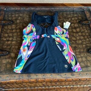 Trina Turk Reaction Copa Cabana athletic tank